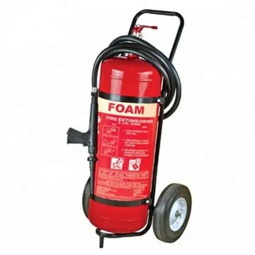 Fire Extinguisher 25L Foam Trolly Manual Smart Security