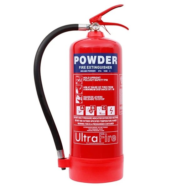 Fire Extinguisher 6KG Powder ABC Manual Smart Security