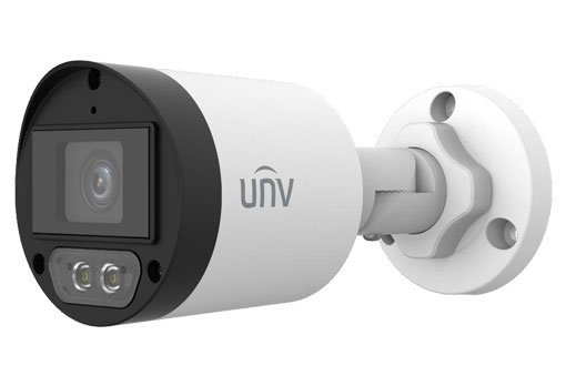 Uniview 2MP Dual-Light Analog Bullet Camera, 2.8mm with Audio