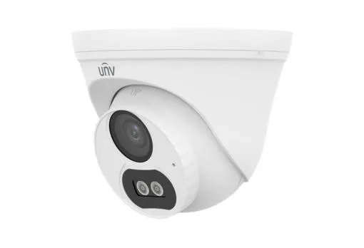 Uniview 2MP Dual-Light IP Turret Camera, 2.8mm with Audio