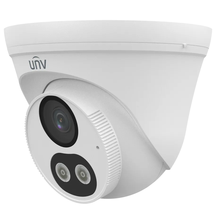 Uniview 8MP ColorHunter IP Turret Camera, 2.8mm with Audio